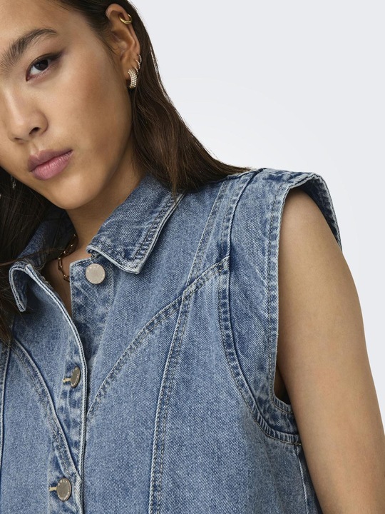 Produktbild Only Fly-Away Kragen Jeansweste Jeansweste (L)
