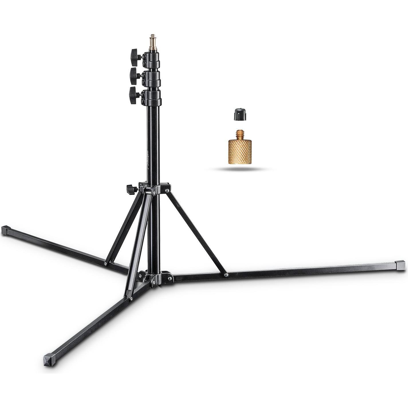 Walimex Gn-806 (215 cm, 5 kg), Lampenstativ, Schwarz
