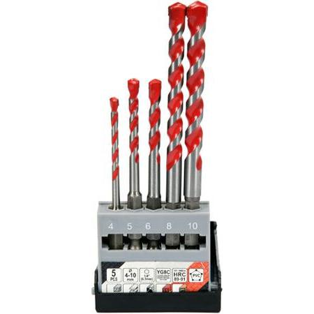 Yato, Bohrereinsatz, Bohrer 'Universalbohrer-Set 4,0-10 mm. Halter 1 (4,0-10 mm)