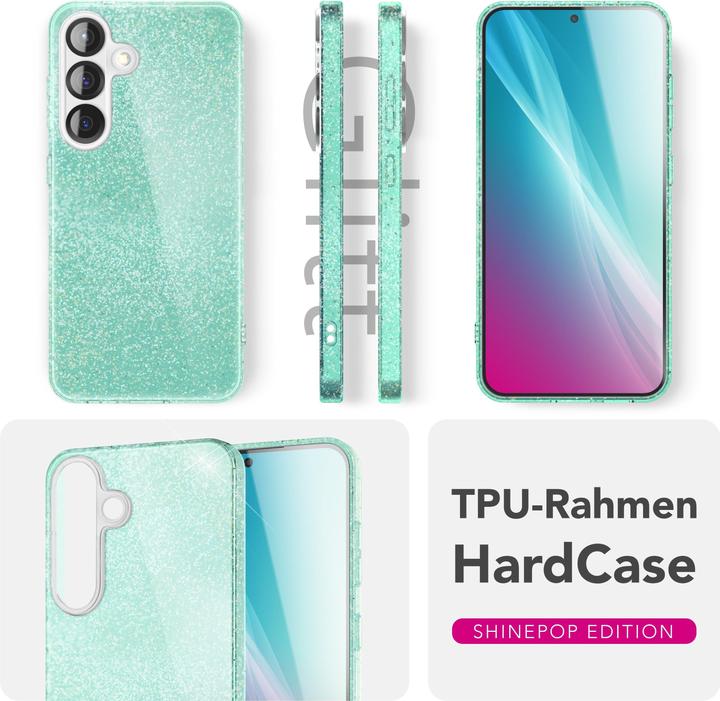 Produktbild Nalia ShinePop - Stabile Glänzende Glitzer Hülle - Glamour Glitter Cover (Samsung Galaxy S25)