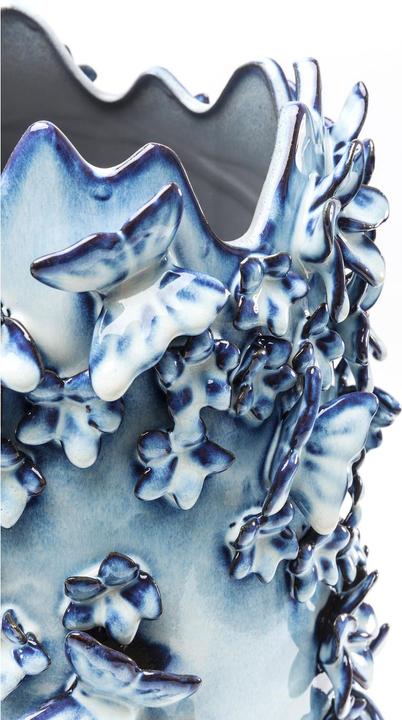 Produktbild Kare Design Vase Butterflies Lightblue 50cm (1 x, 28 x 28 x 50 cm)