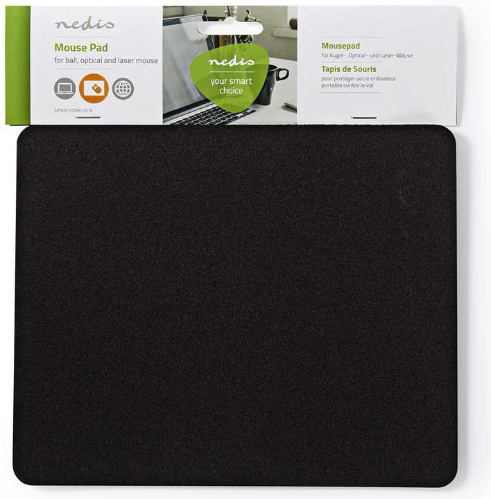 Produktbild Nedis MPADF100BK Mauspad Schwarz