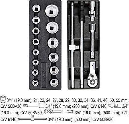 Actual product image Yato WORKSHOP CABINET 7 DRAWERS + TOOLS 165 pcs. 55293