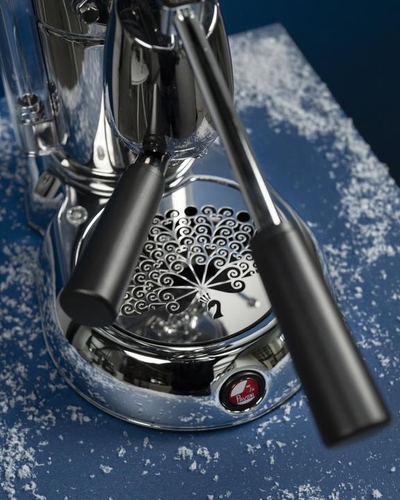 Actual product image La Pavoni LPLMLN01EU Coffee maker with lever, stainless steel