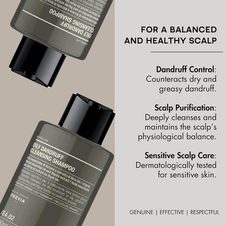 Actual product image Previa Extralife Oily Dandruff Cleansing Shampoo 100ml (100 ml)