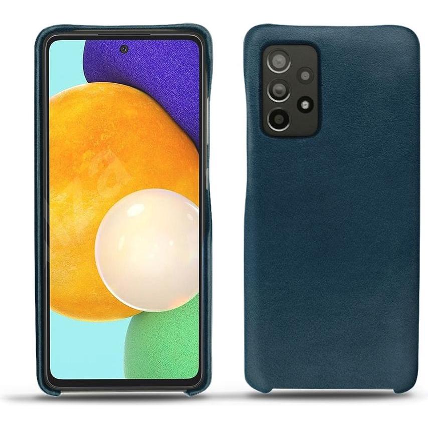 Noreve Lederschutzhülle (Samsung Galaxy A52), Smartphone Hülle, Blau