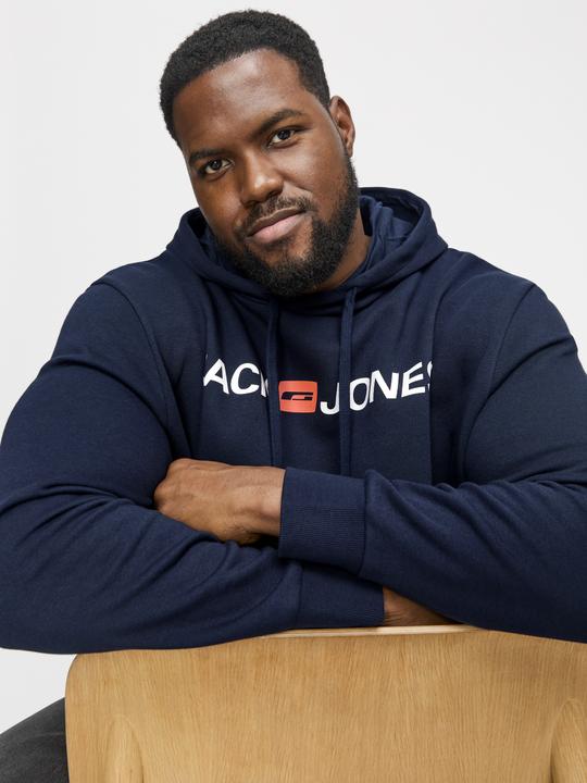 Produktbild Jack & Jones Plus Logo Kapuzenpullover Kapuzenpullover (7XL)