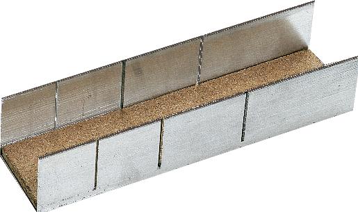 Irimo Aluminium snijbak, 245 x 100 x 30 mm