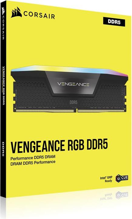 Produktbild Corsair Vengeance RGB (2 x 16GB, 6200 MHz, DDR5-RAM, DIMM)