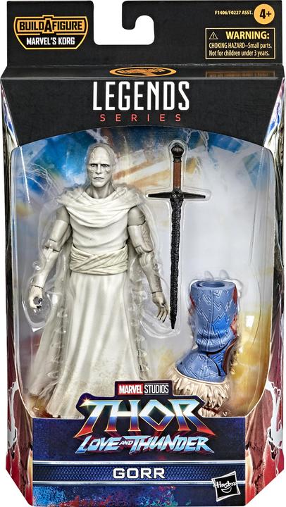 Produktbild Hasbro Marvel Legends Thor: Liebe und Donner 15 cm große Gorr Actionfigur zum Sammeln, 3 Zubehörteile, 1 Bu