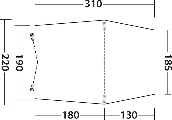 Produktbild Outwell Sandcrest L (Vorzelt, 5.70 kg)