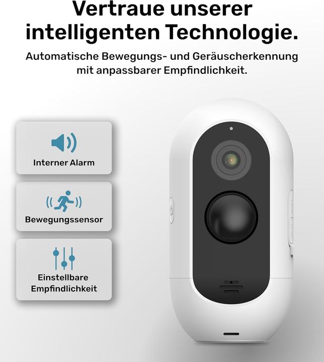 Produktbild PetTec Outdoor Haustierkamera mit 2-Wege-Audio