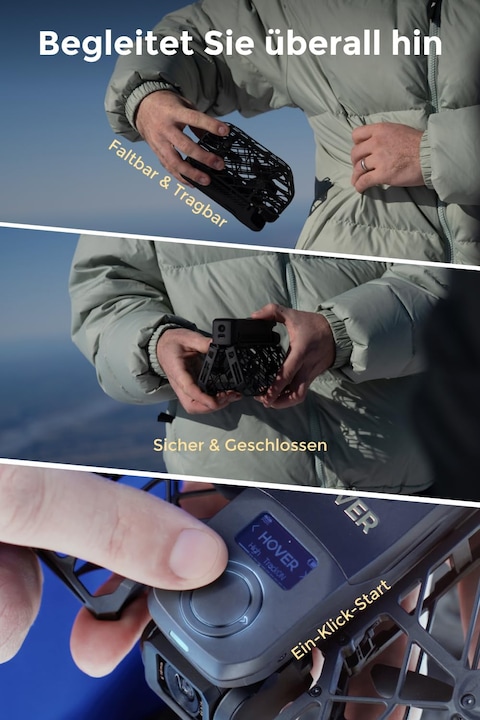 Actual product image HoverAir X1 Promax (16 min, 192.50 g, 12 Mpx)
