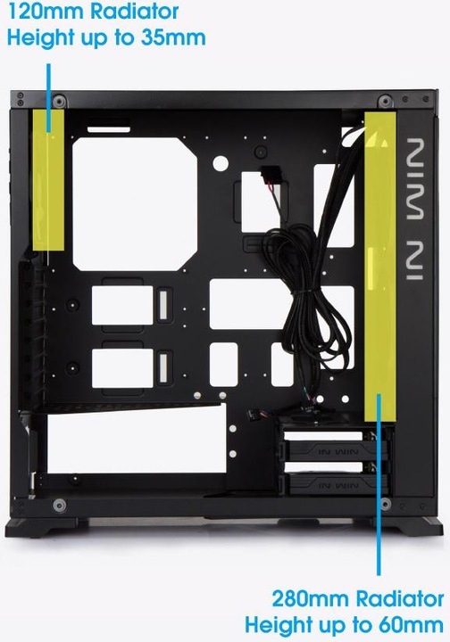 Produktbild In Win 805 schwarz (ATX, mATX, Mini-ITX)