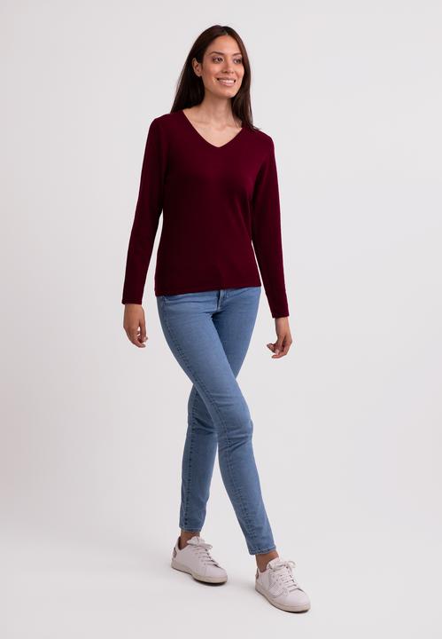 Actual product image Cash-Mere Kaschmir V-Ausschnitt Pullover (XL)