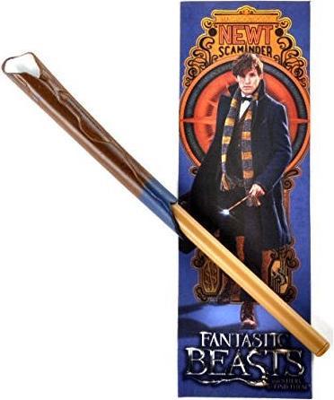 Actual product image Noble Collection Harry Potter Fantastic Beasts - Newt Scamander&#39s Wall Shaped Pen and Bookmark