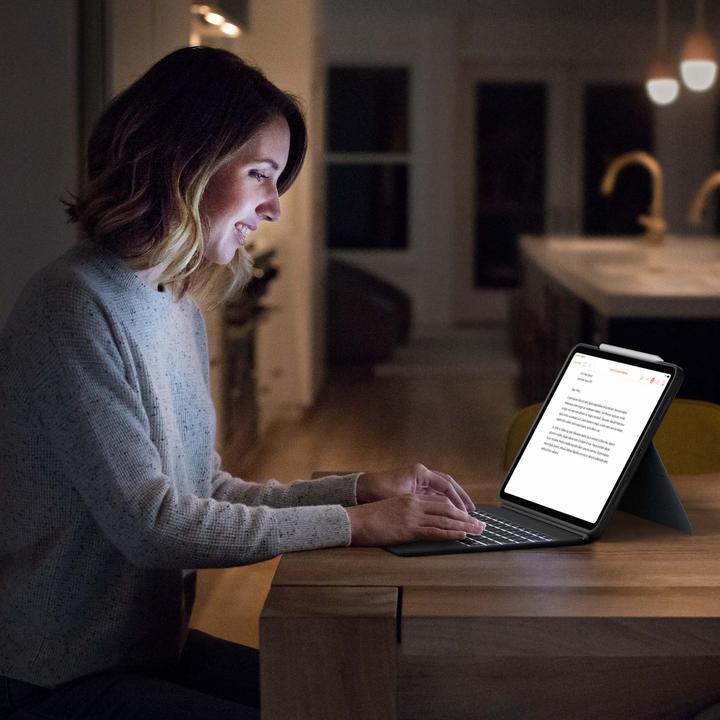 Immagine prodotto Logitech Combo Touch (CH, iPad Pro 12.9 2021 (5a generazione), iPad Pro 12,9 2022 (6a generazione))