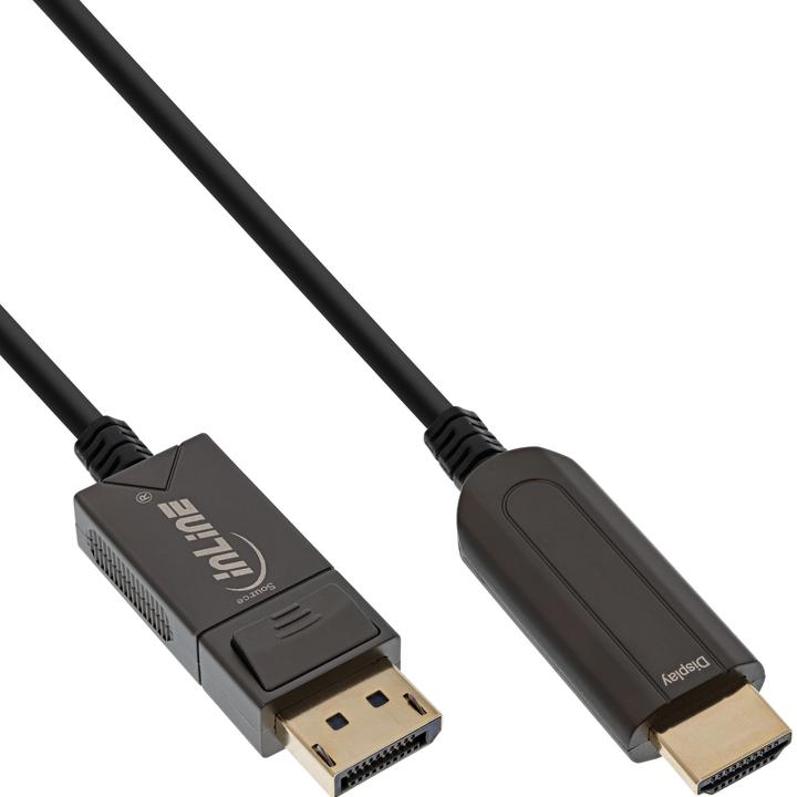 Image du produit InLine Câble de conversion DisplayPort vers HDMI AOC (20 m)