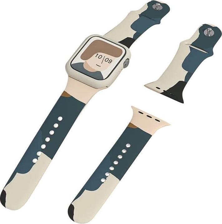 Produktbild Hurtel Armband Moro Band für Apple Watch Ultra / 8/7/6 / SE / 5/4/3/2 (49 mm / 45 mm / 44 mm / 42 mm) Silik (Kunststoff)