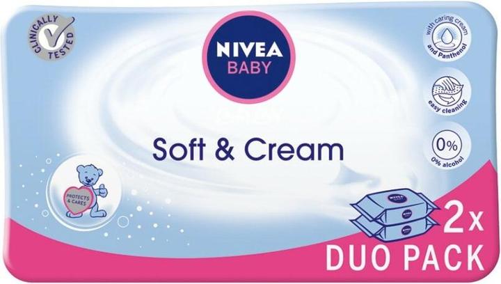 Actual product image NIVEA Baby Soft & Cream (126 Piece)