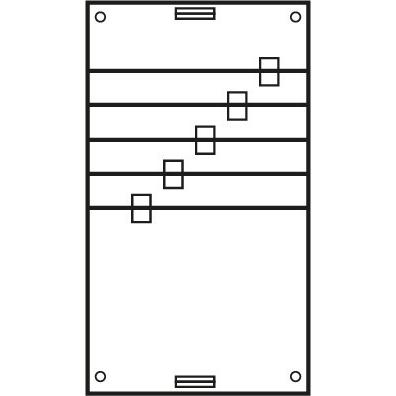 ABN, Verteilerschrank Zubehör, Sammelschienen-Feld