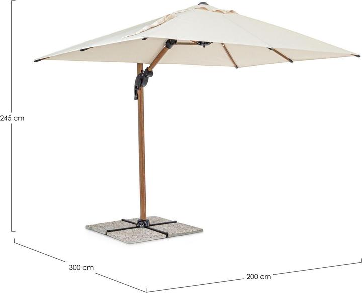 Immagine prodotto Bizzotto Ampelschirm Orion beige (2 m)