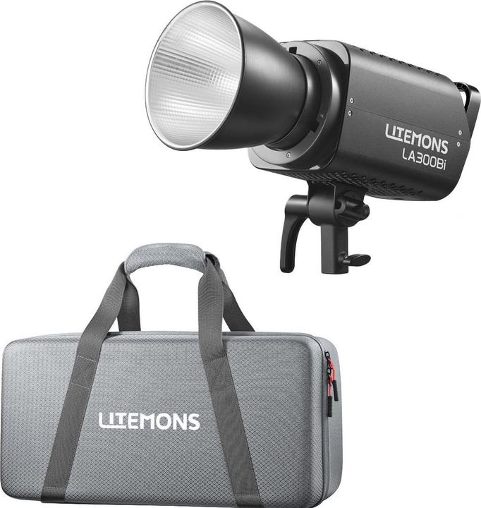 Produktbild Godox LA300Bi K1 black - Kit 1 x Litemons LED Light Bi-Color & Bag (Videoleuchte)