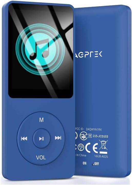 Produktbild Agptek 8GB MP3-Player Marineblau (8 GB)