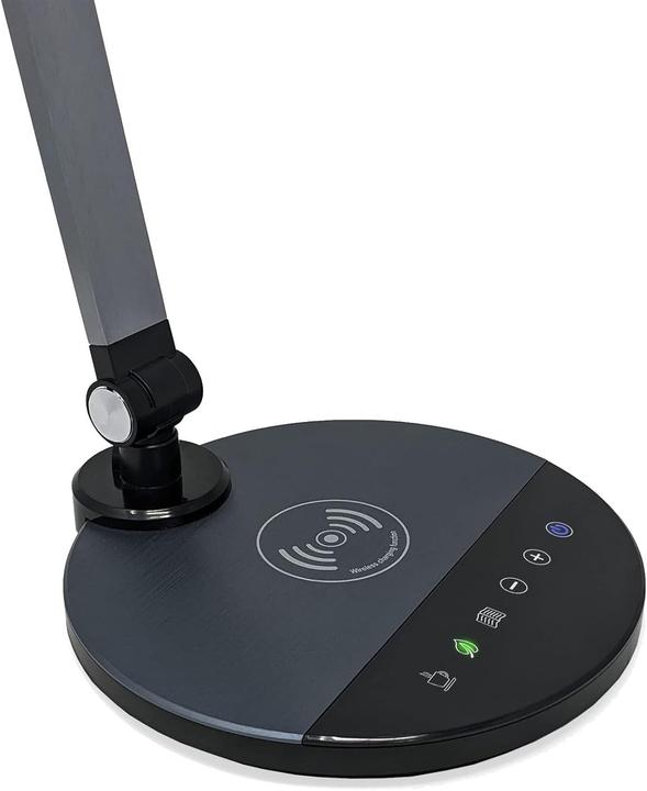 Actual product image FeinTech SKT LTL00620 - LED desk lamp 6.6 W with induction charger (950 lm)
