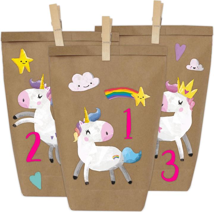 Immagine prodotto Papierdrachen Einhörner