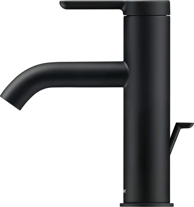 Actual product image Duravit Single lever basin mixer C.1 M with pop-up waste black matt