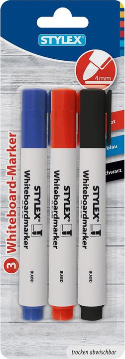 Immagine prodotto Stylex Pennarello per lavagna bianca, 3 pz. (3x)