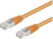 Produktbild Goobay CAT 5e Patchkabel, F/UTP, Orange, 1 m (F/UTP, CAT5e, 1 m)