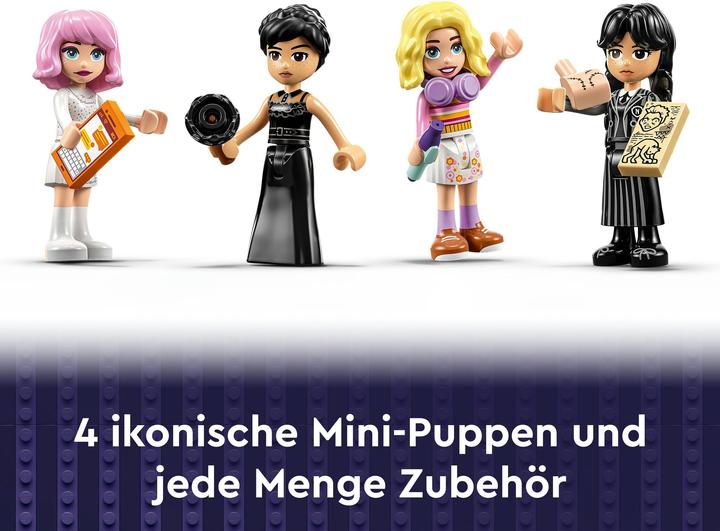 Actual product image LEGO Wednesdays und Enids Zimmer im Studentenwohnheim (76781, LEGO Wednesday, LEGO Rare Sets)