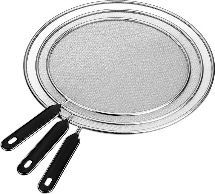 Immagine prodotto Relaxdays 3x schermo anti-spruzzi (33 cm, Materiale sintetico, Metallo)