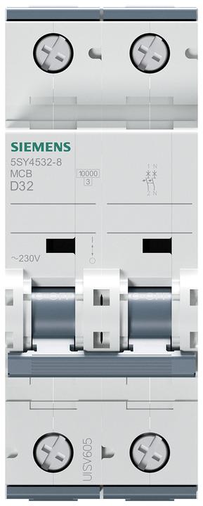 Produktbild Siemens MCB 1+N Pole Type D 10kA 32A 230V