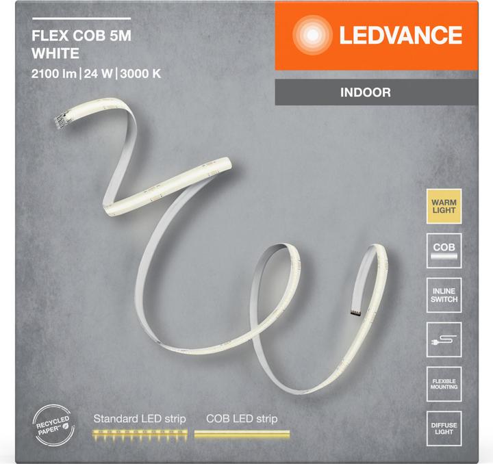 Produktbild Ledvance Cob Strips (Warmweiss, 500 cm, Indoor)