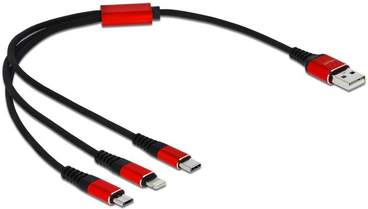 Productafbeelding Delock 3in1 USB kabel (0.30 m, USB 2.0)