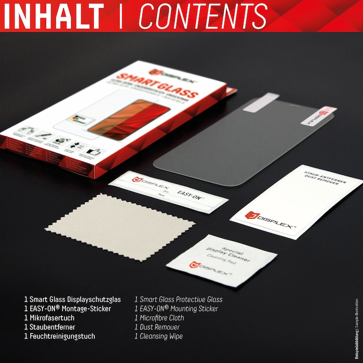 Produktbild Displex Smart Glass, Displayschutzfolie (1 Stück, Xiaomi Redmi Note 10, Xiaomi Mi 10S)