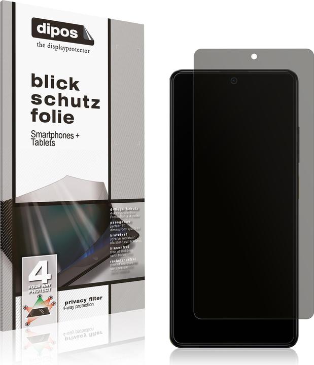 Actual product image Dipos Screen Protector 4-Way Privacy (1 Piece, Xiaomi Poco X5 Pro)