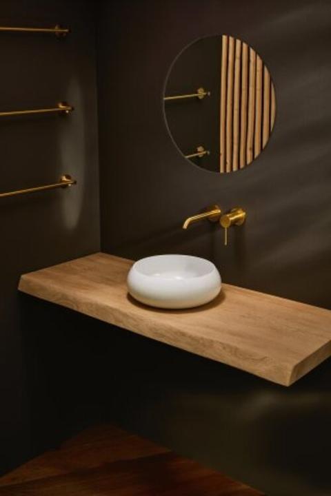 Actual product image Bette BetteCraft Countertop wash basin, 350 x 350 mm, A240, without tap hole (350 mm, 350 mm)