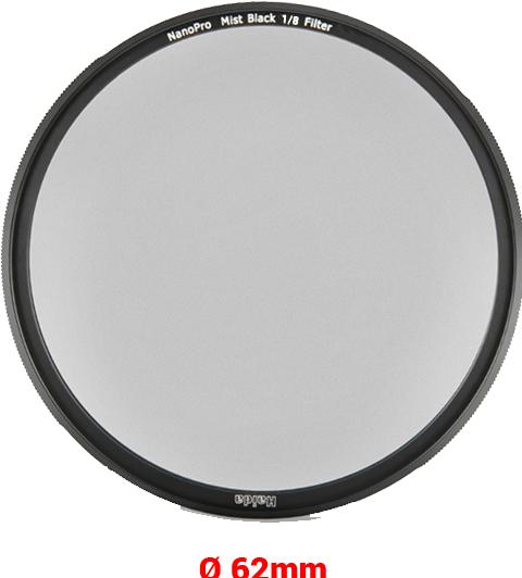 Haida NanoPro Mist Black Dunst 1/8 Filter 62mm (62 mm, Filtre de diffusion)
