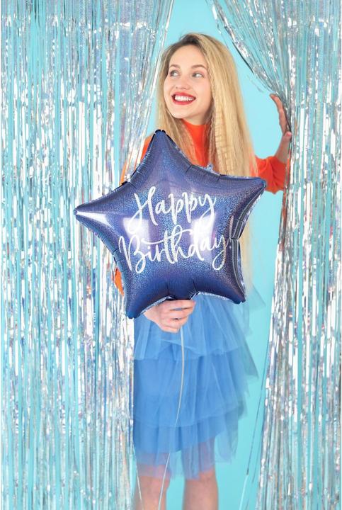 Produktbild Amscan FB Stern Happy Birthday (1 x)