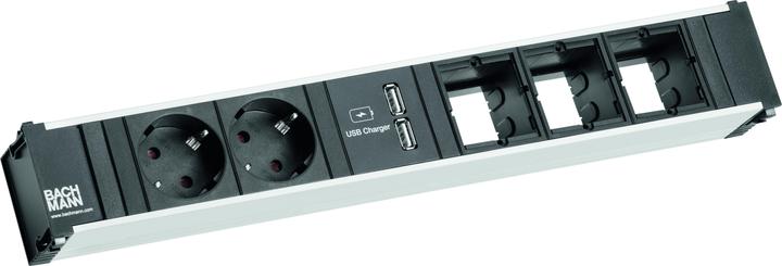 Produktbild Bachmann CONI 2xSchuko, 1xUSB & 3xEmpty (5 x, CEE 7/3, 0.20 m)