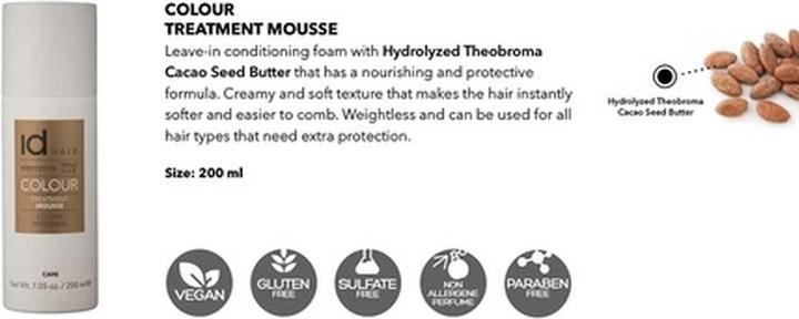 Produktbild IdHair Elements Exclusive Colour Treatment Mousse 200 ml (200 ml, Schaumfestiger)