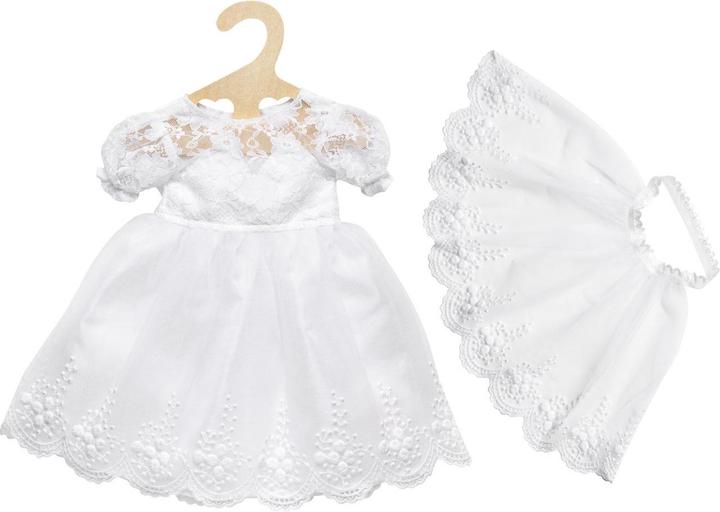 Heless Abito da sposa per bambole con velo