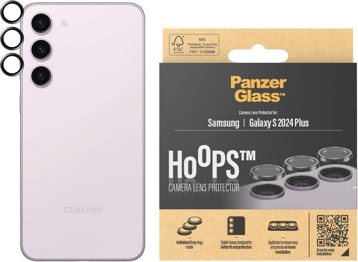 Immagine prodotto PanzerGlass Protezione dell'obiettivo della fotocamera Hoops (1 pz., Samsung Galaxy S24+)