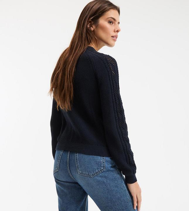 Produktbild La Redoute Collections Cardigan aus Pointelle-Strick (XXL)