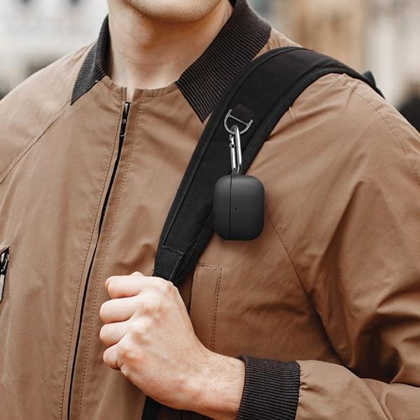 Actual product image Uniq etui Vencer AirPods Pro Silicone szary/charcoal dark grey (Headphone sleeve)