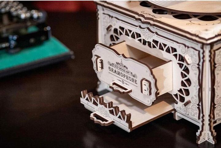 Image du produit Eco Wood Art Grammophone - Kit de construction en bois 3D